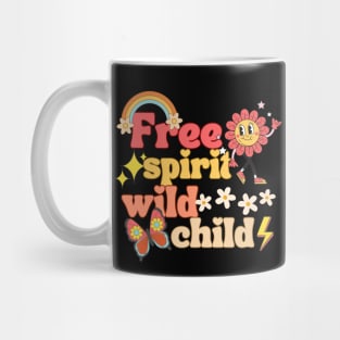 Free Spirit Wild Child Retro Mug